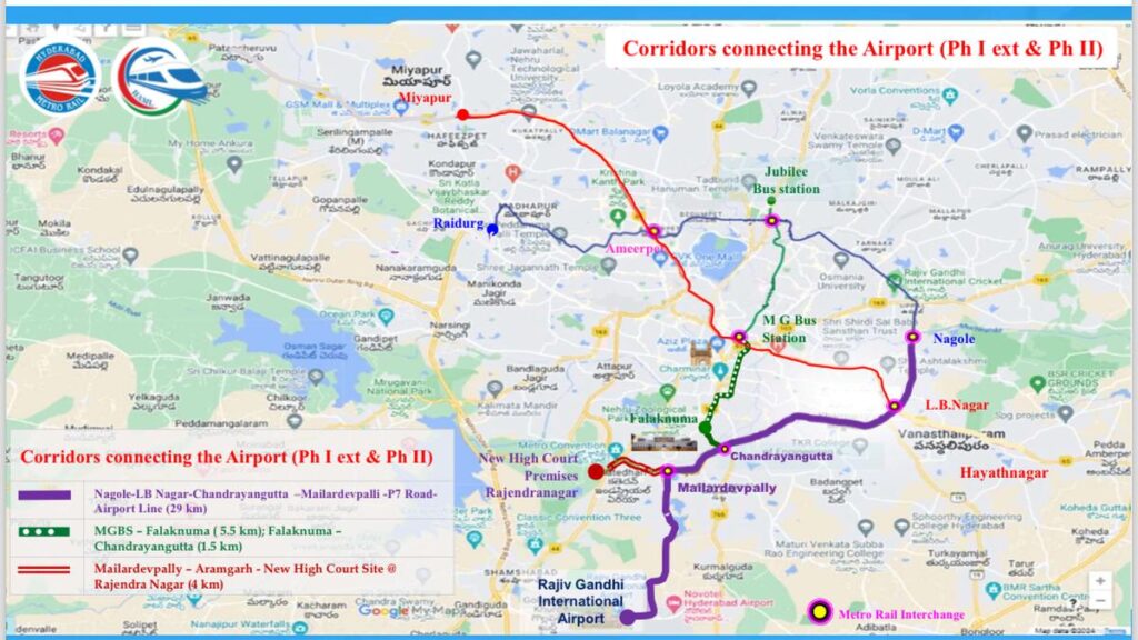Hyderabad Metro Expands: New Stations and Alignments Proposed